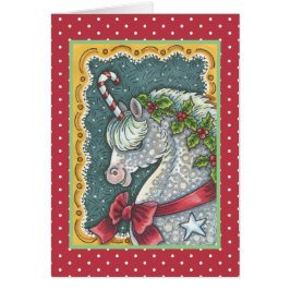 CARTÃO DE REPRODUÇÃO DE CHRISTMAS UNICORN CANDÊS C