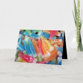 CARTÃO DE REPRODUÇÃO L@@K garrafas de cera doce