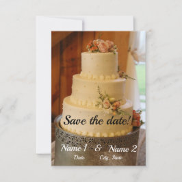 Cartão de Reserva da Data