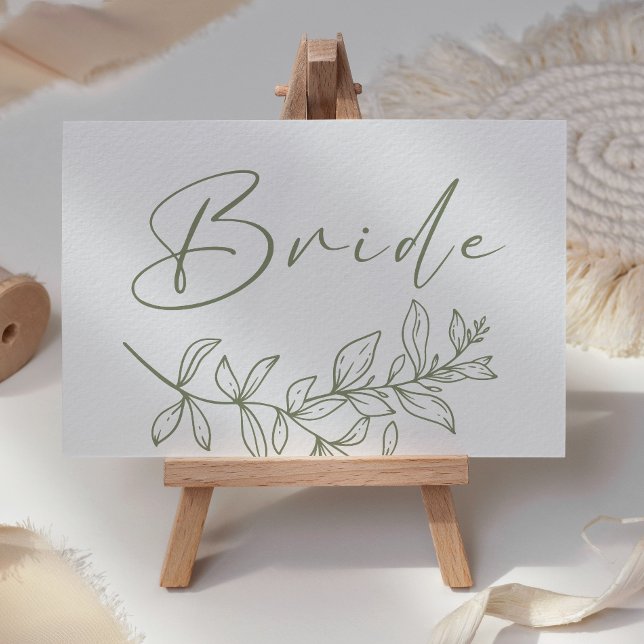 Cartão de Reserva de Lugar de Casamento com Flor B (Criador carregado)