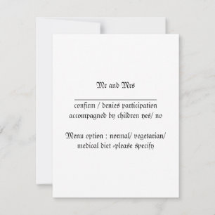 cartão de resposta amaryllis casamento Vermelho