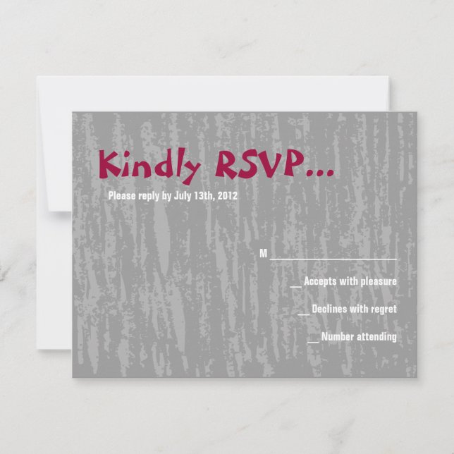 Cartão de Resposta Bat Mitzvah, Bar Da Cadeira Hor (Frente)