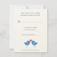 Cartão de Resposta/Carta de Resposta de Casamento 