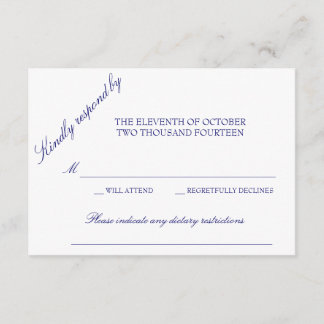 Cartão de Resposta Clássico