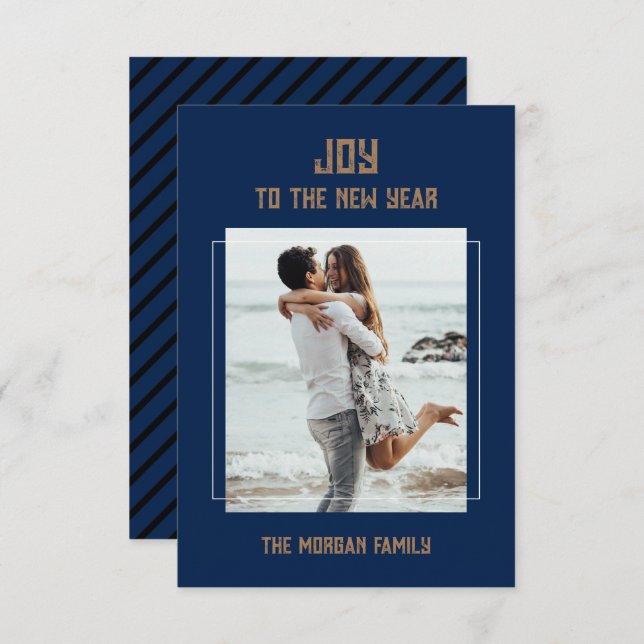 Cartão de Resposta de Ano Novo (Frente/Verso)