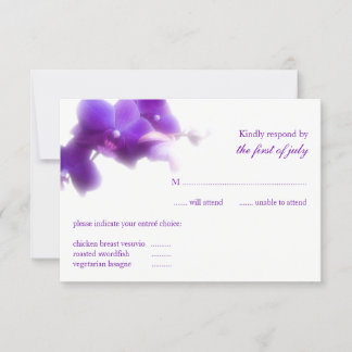Cartão de Resposta de Casamento