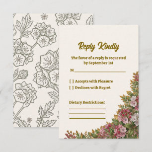 Cartão de Resposta de Casamento Pennsylvania Mount