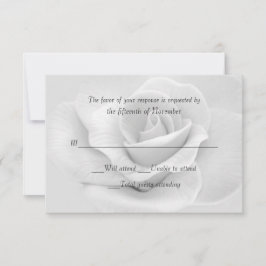 Cartão de Resposta de Casamento Personalizado de R
