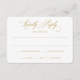 Cartão de Resposta de Confirmação de Presença Eleg