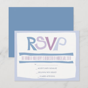 Cartão de Resposta de Convite de Casamento Judaico