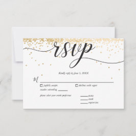 Cartão de Resposta de Convite para Festa (RSVP), C