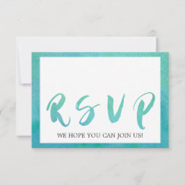 Cartão de Resposta de Escolha de Menu de Praia com