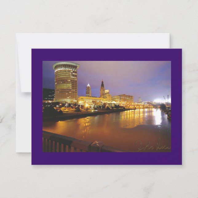 Cartão de resposta de evento corporativo (Frente)