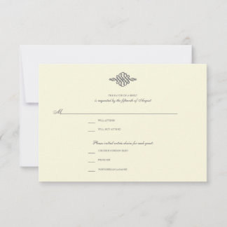 Cartão de Resposta de RSVP de Casamento // Coleção