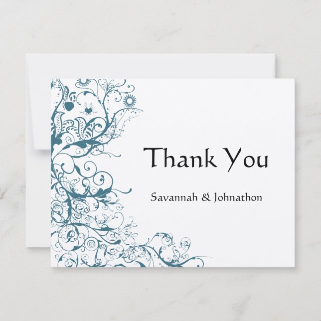 Cartão de Resposta de RSVP de Casamento de Pássaro (Frente)