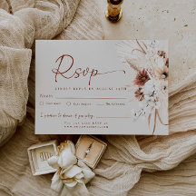Cartão de Resposta de RSVP de Casamento em Terraco