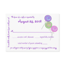 Cartão de Resposta de Texto de Mensagem do Candy T