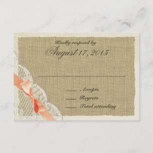 Cartão de resposta do país do Arco de rendas e cor