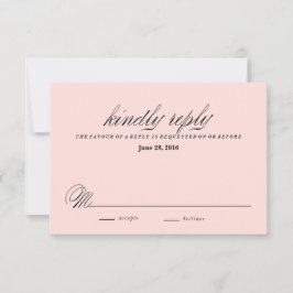 cartão de resposta FLORES EM CASCATA RUSTIC KRAFT