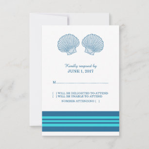 Cartão de Resposta Náutico para Capas Marítimas Az