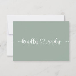 Cartão de Resposta para Casamento Blush Floral