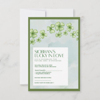 Cartão de Resposta para Chá de Panela da Lucky in