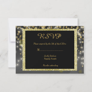 Cartão de resposta RSVP casamento Ouro Preto