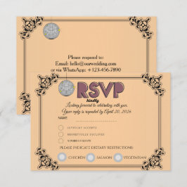 Cartão de Resposta RSVP | Confirme Presença e Núme