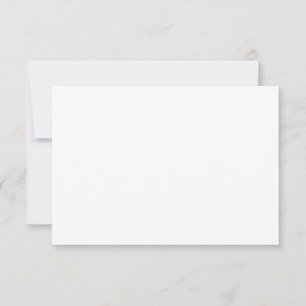 Cartão de Resposta RSVP de Casamento de Assinatura