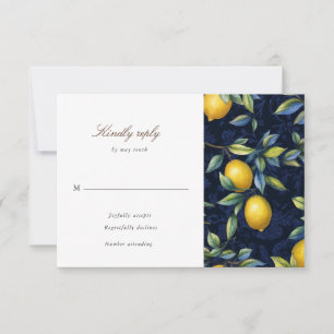 Cartão de Resposta RSVP para Destino Casamento Lem