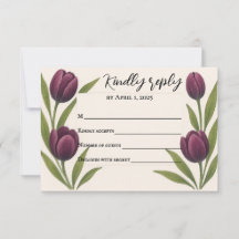 Cartão de Resposta Tulip Heirloom