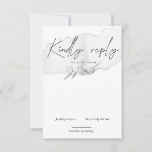 Cartão de Resposta Vertical Charming Nature