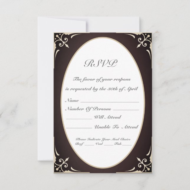 Cartão de Resposta Vitoriano (Frente)