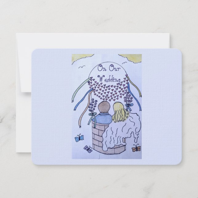 Cartão de Resposta Voando Alto (Frente)