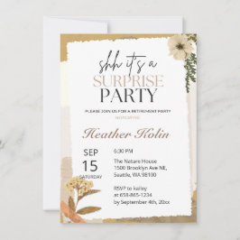 Cartão de Retirada de Fotografias Rustic Wild Flow