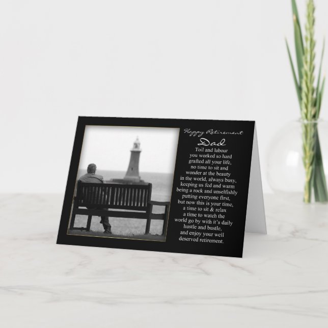 Cartão De Retirada Para Pai (Frente)