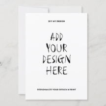 Cartão de retrato 5" x 7"