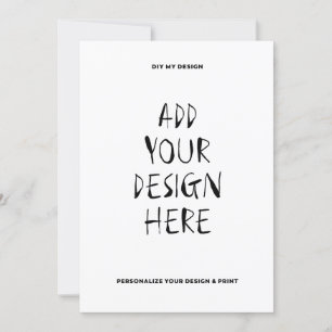 Cartão de retrato 5" x 7"