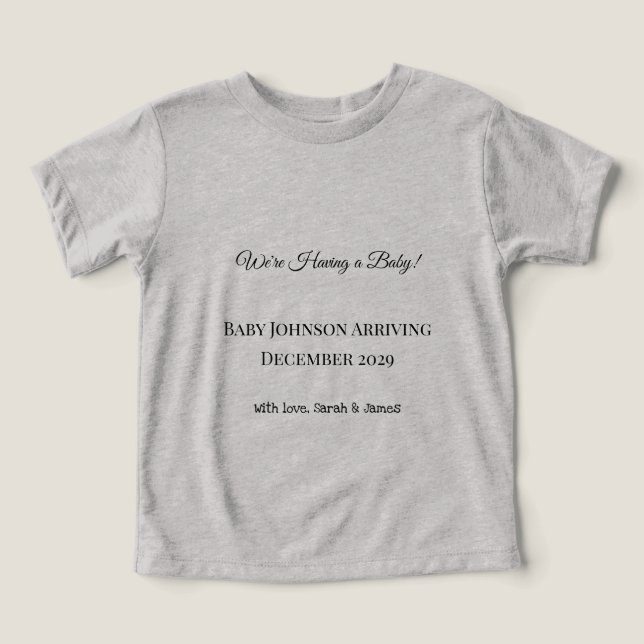 Cartão de Revenda de Bebê Personalizado (Design frontal)