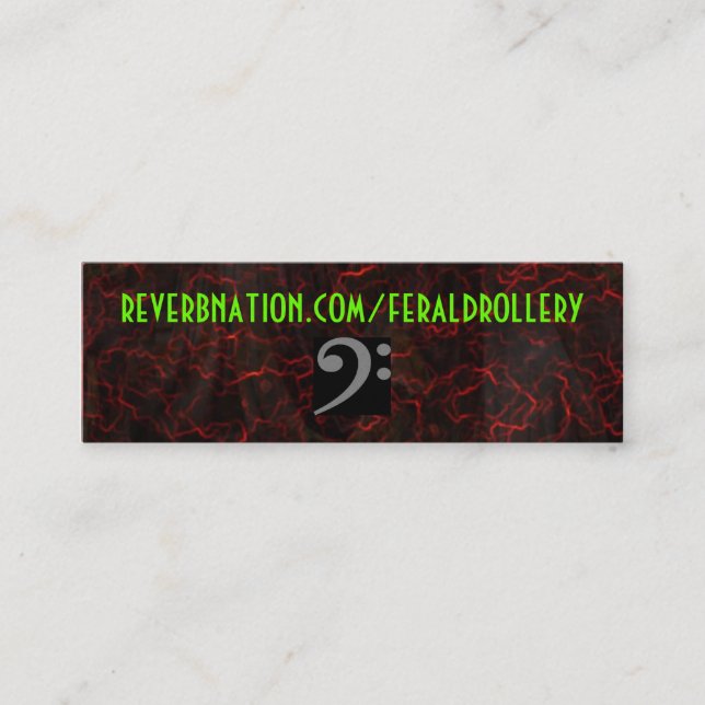 Cartão de Reverbnation FD (Frente)