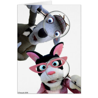 Cartão de Rex e de botas