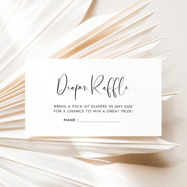 Cartão de rife para fralda Elegante e Moderna (Criador carregado)