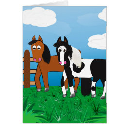 Cartão de Riki e de J.R.