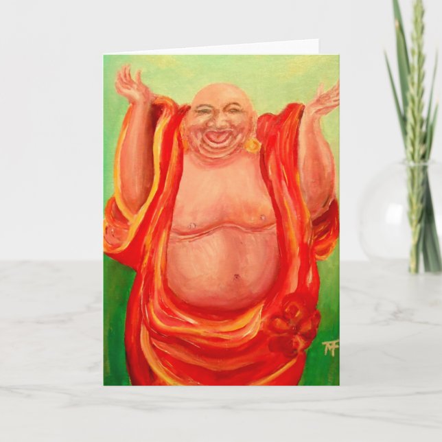 Cartão de riso de Buddha (Frente)