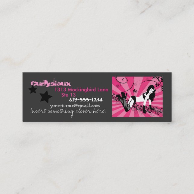 Cartão de Rockstar (Frente)