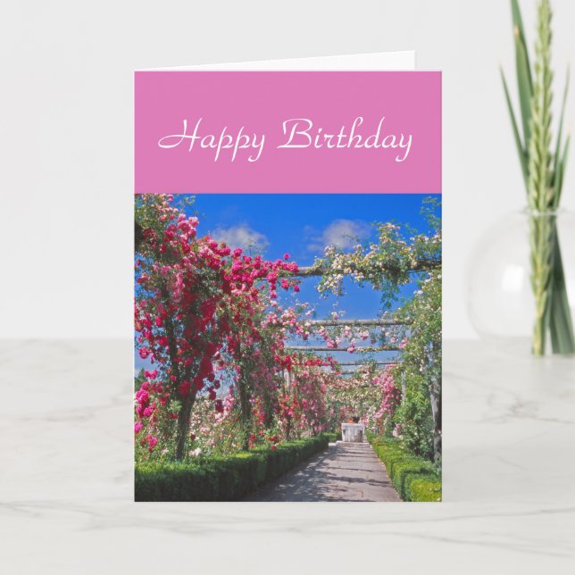 cartão de rosa (Frente)