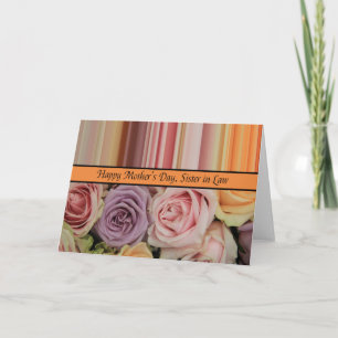 Cartão de rosa da irmã em Direito Feliz