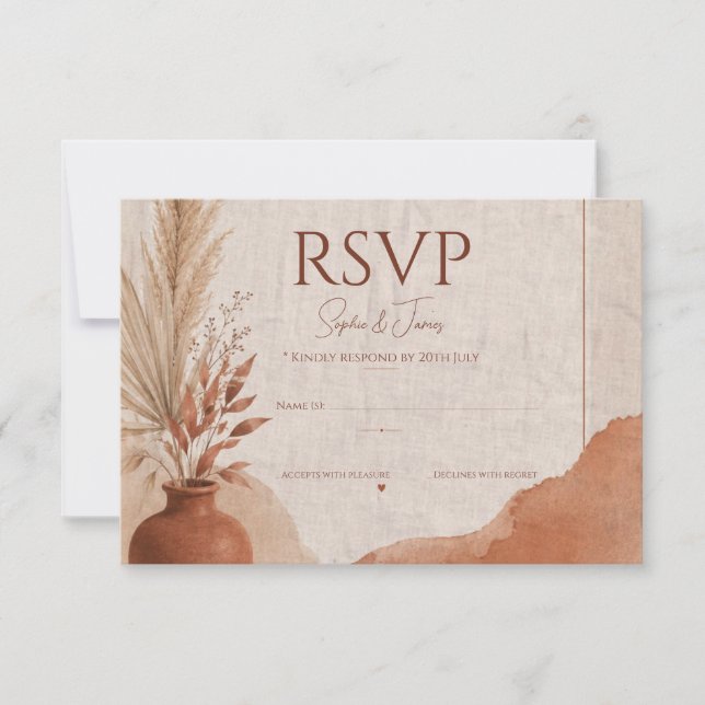 Cartão de RSVP (Frente)