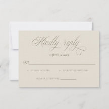 Cartão de RSVP de Casamento na Villa Toscana