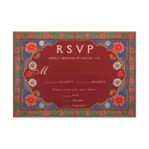 Cartão de RSVP de Casamento SIENNA I